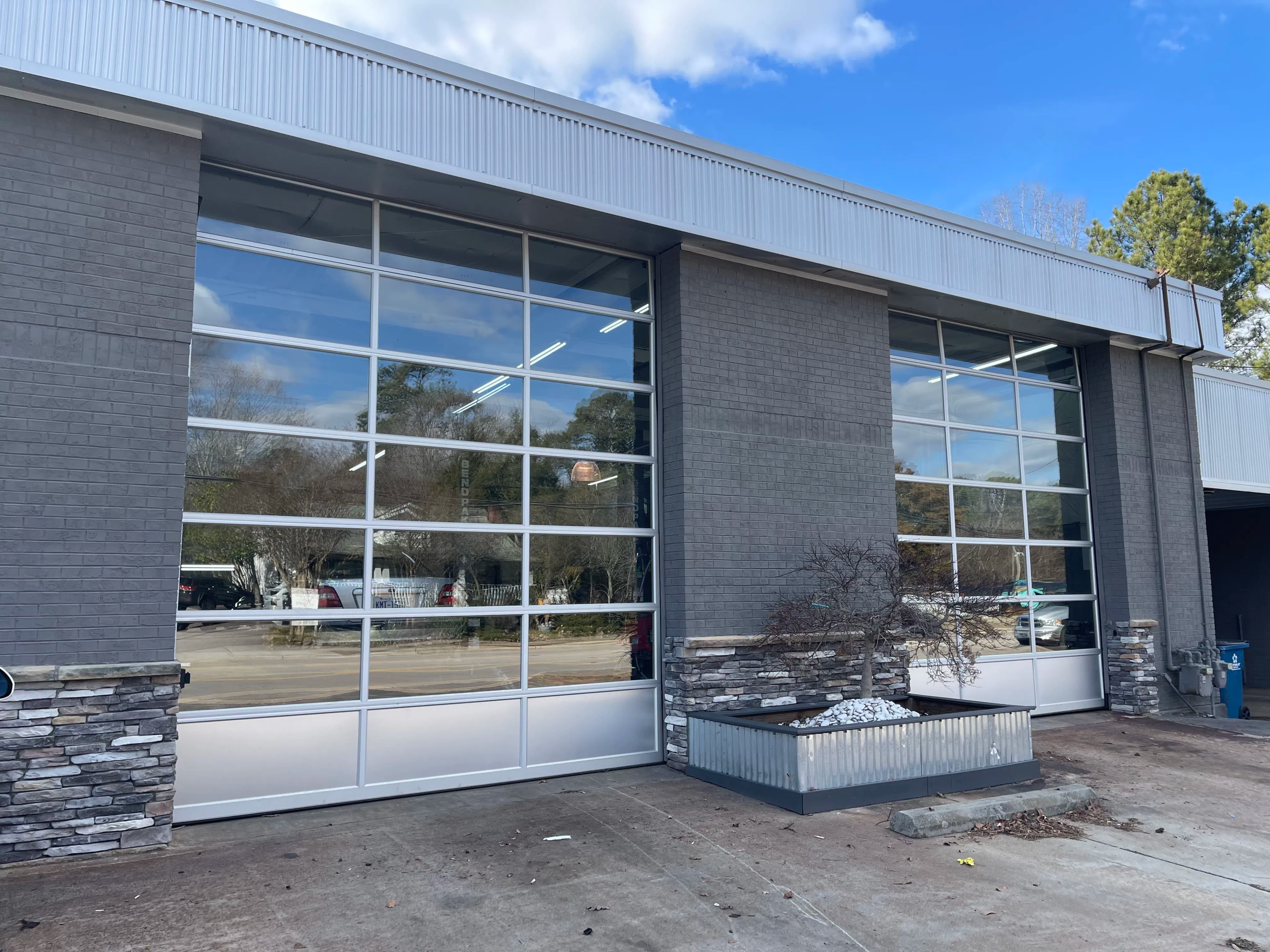 Project Commercial Full-View Glass Garage Door Service in the Raleigh Area image