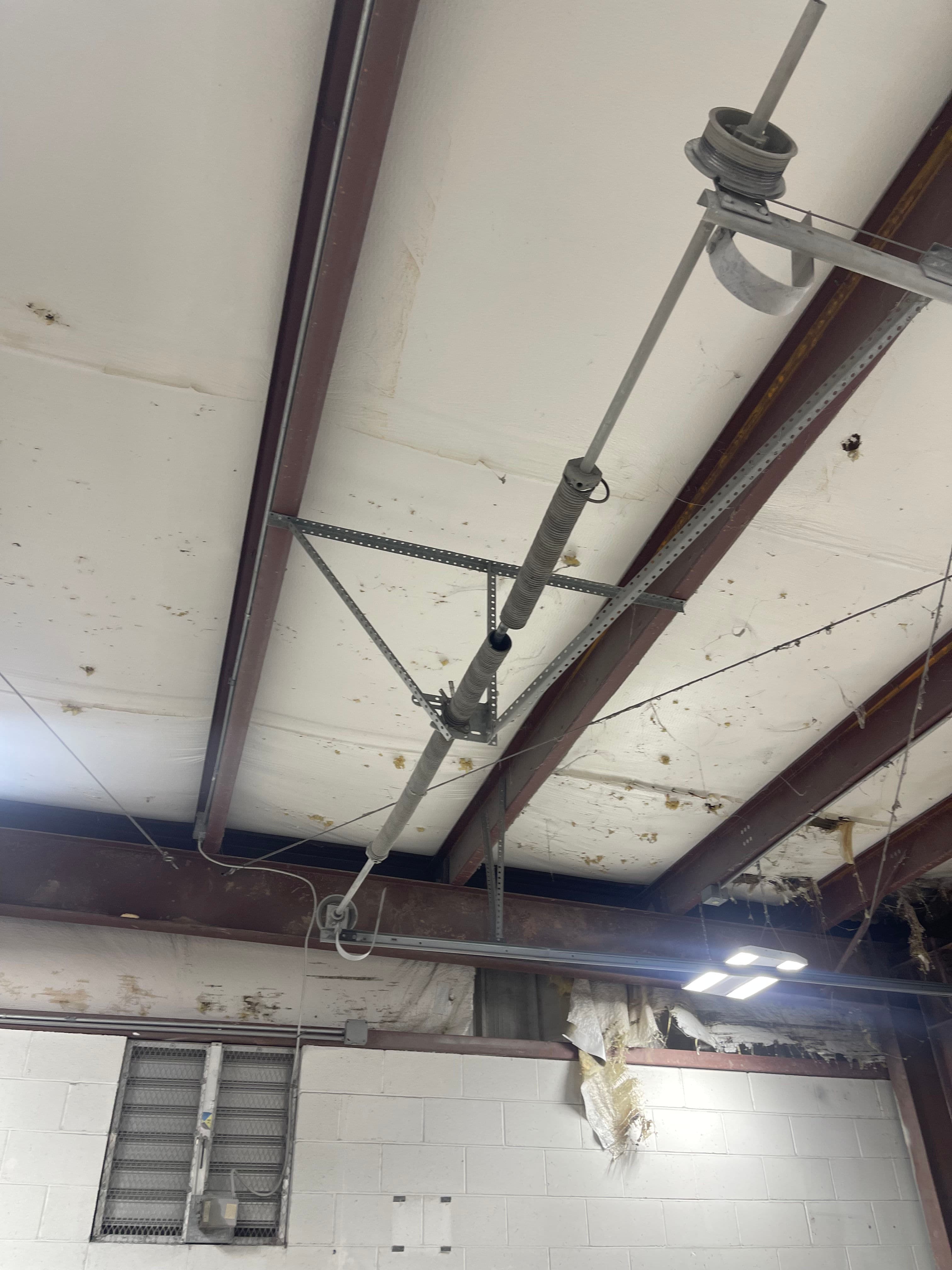 Project Commercial Torsion Spring Replacement That Got the Door Moving Again image