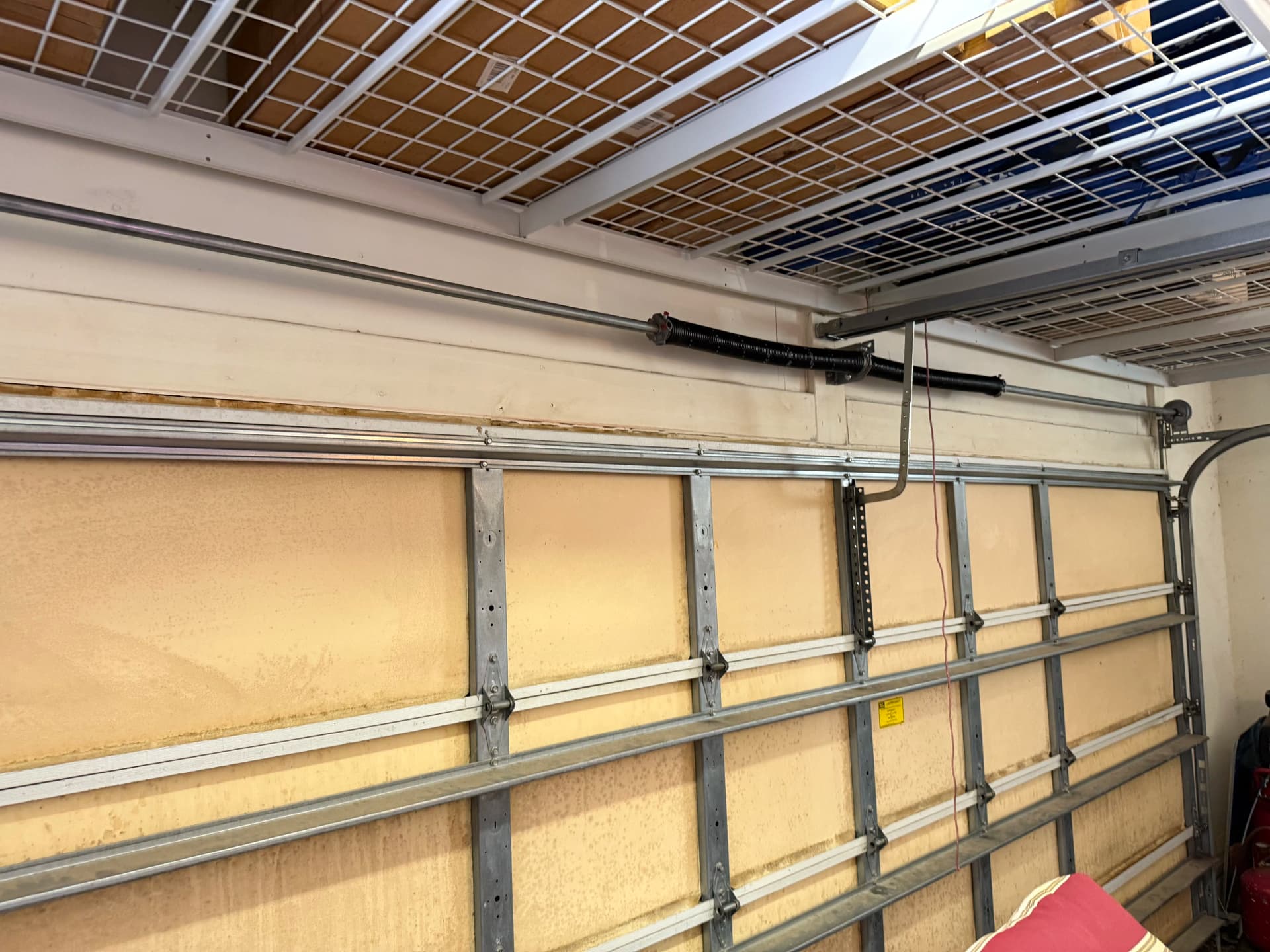 Gallery photos for Broken Spring and Cable Replacement Gets This Door Moving Again: Image #2