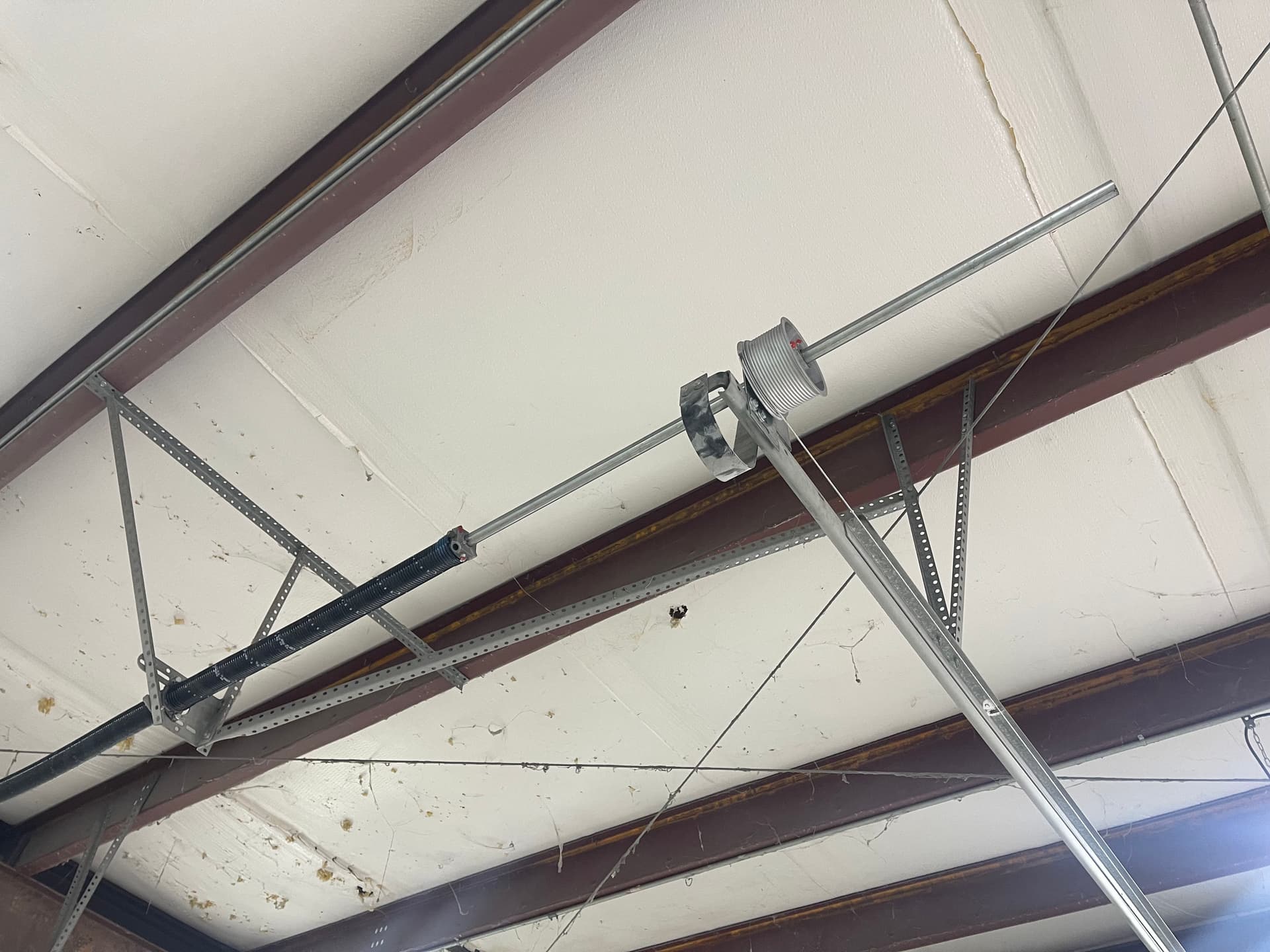 Gallery photos for Commercial Torsion Spring Replacement That Got the Door Moving Again: Image #1