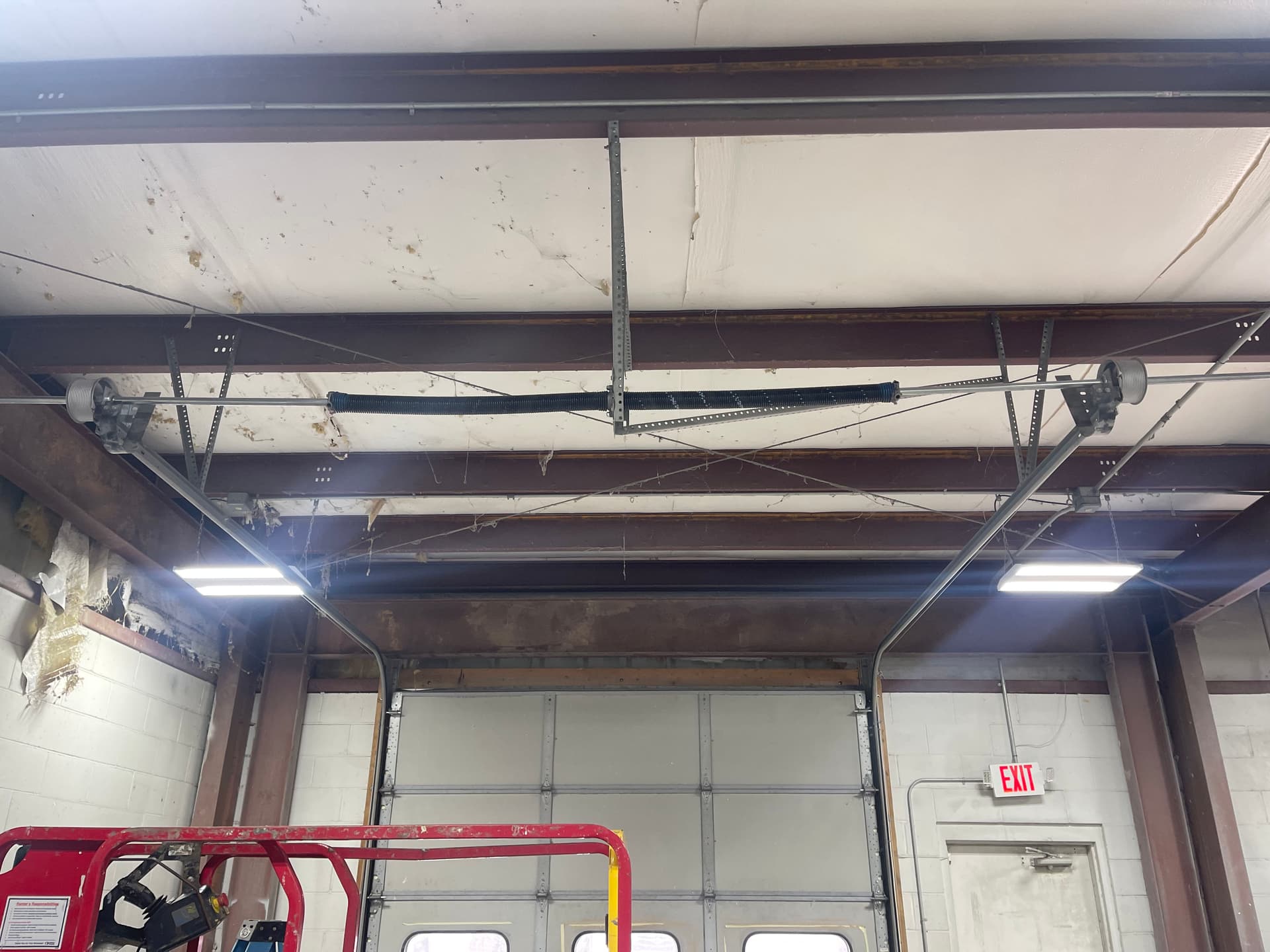 Gallery photos for Commercial Torsion Spring Replacement That Got the Door Moving Again: Image #2