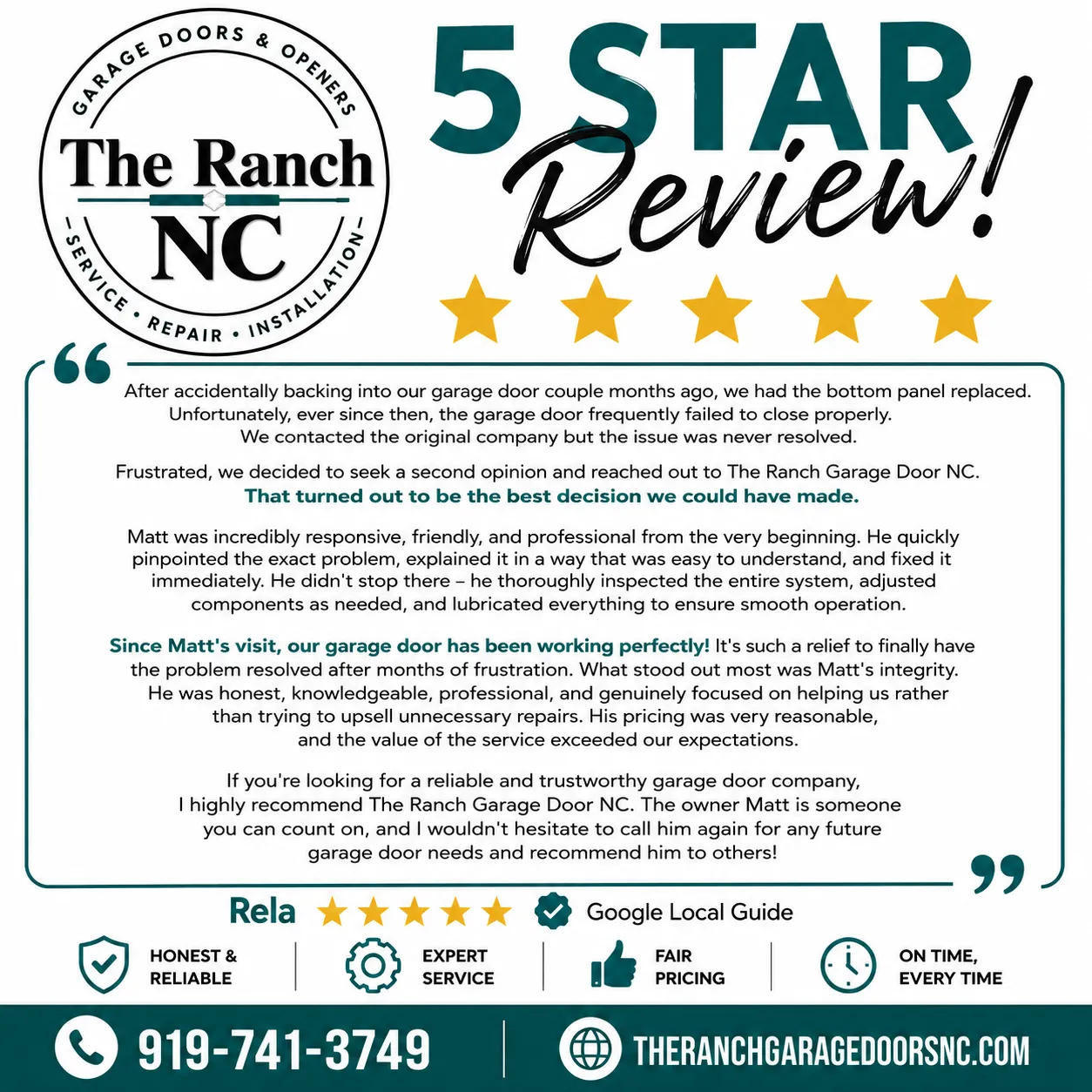 A 5-Star Review That Says It All