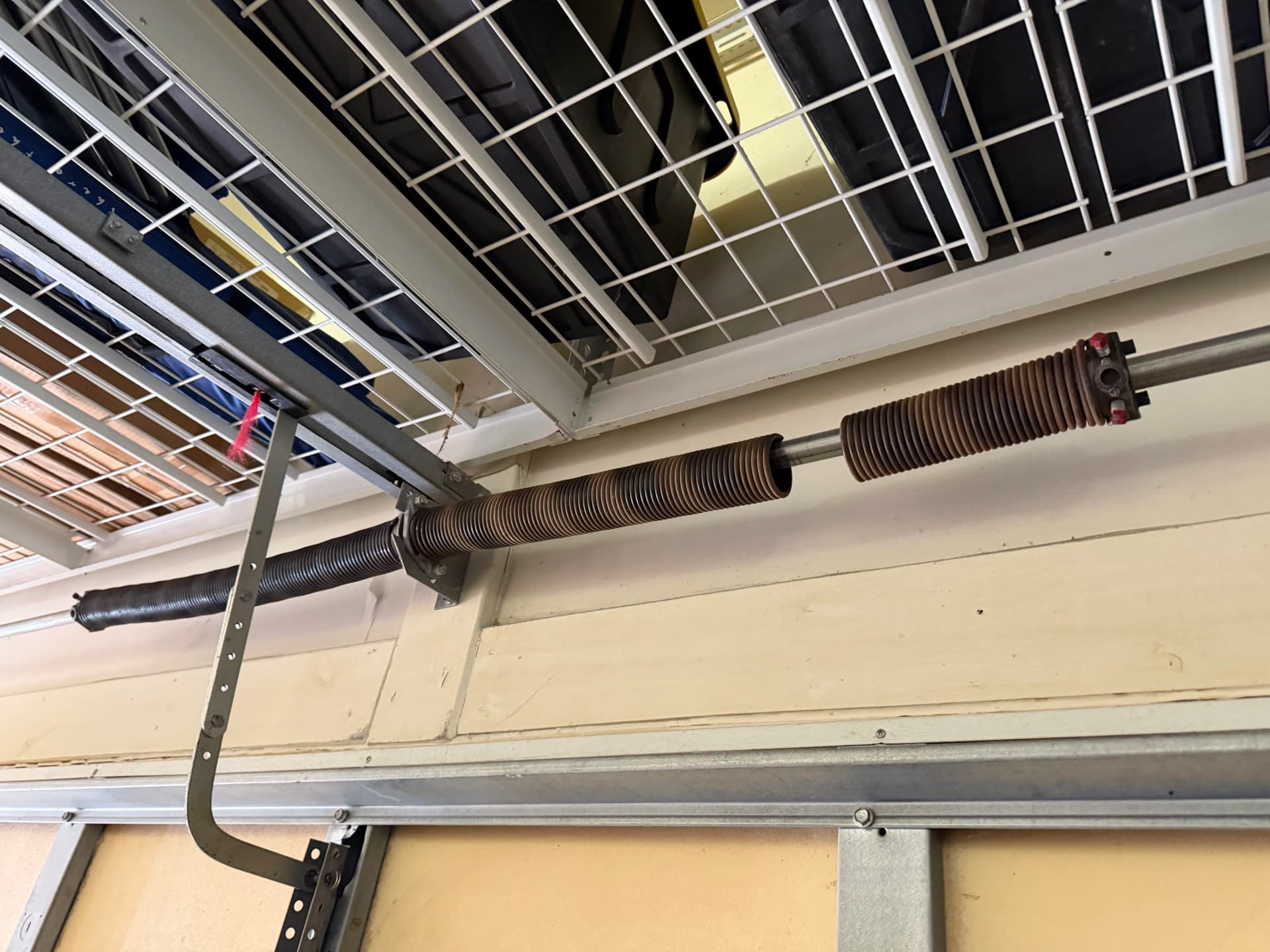 Broken Spring and Cable Replacement Gets This Door Moving Again image