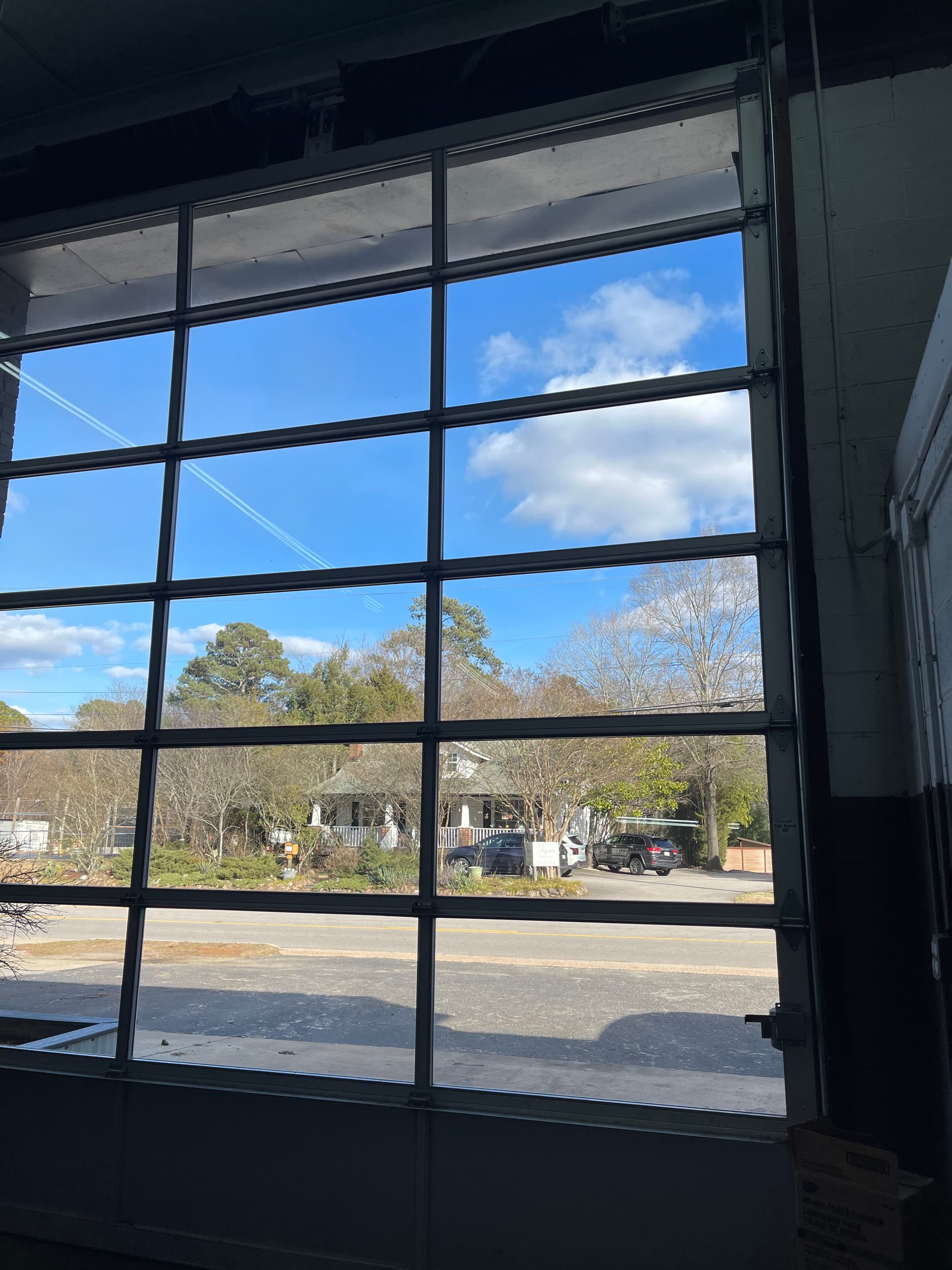 Gallery photos for Commercial Full-View Glass Garage Door Service in the Raleigh Area: Image #3