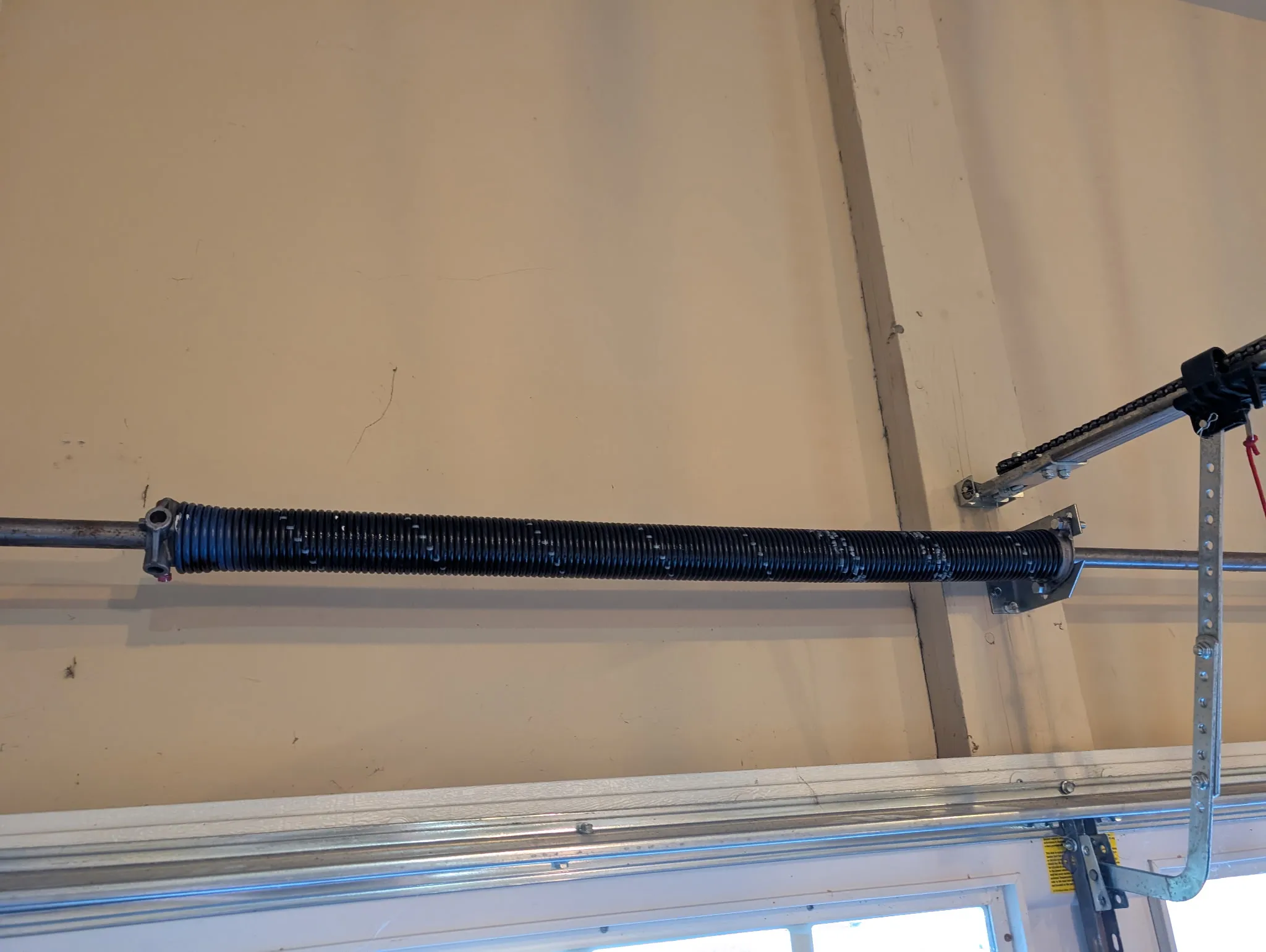Gallery photos for Broken Spring and Frayed Cable Replacement in Wake Forest: Image #2