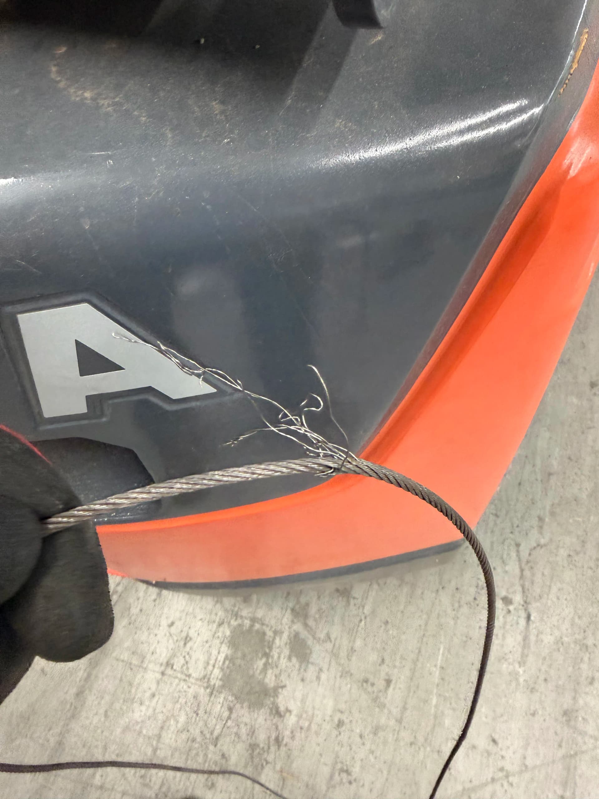 Gallery photos for Broken Torsion Spring and Frayed Cables Shut Down a Local Business: Image #2