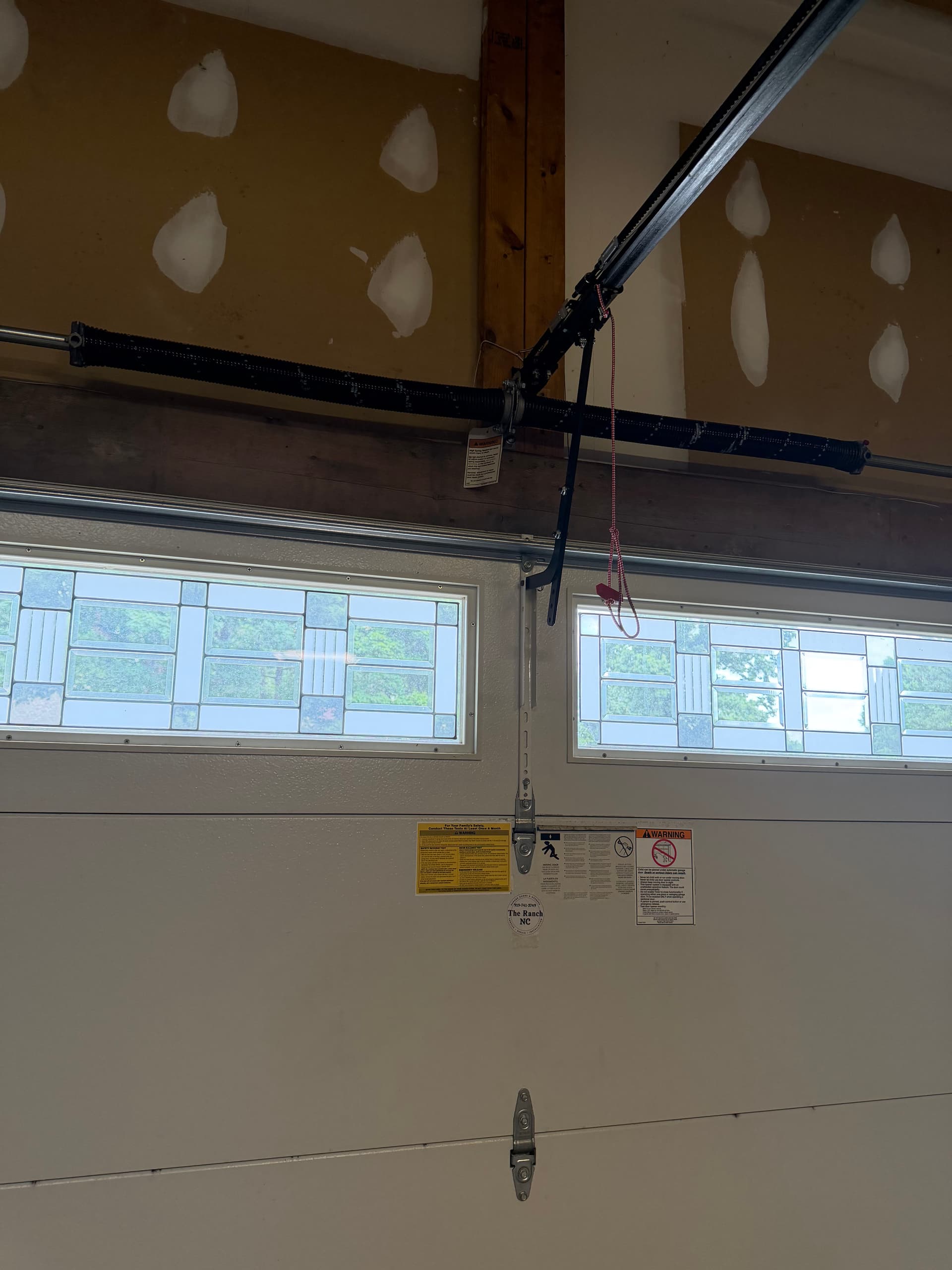 Gallery photos for Broken Spring Replacement and Full System Rebuild in Raleigh: Image #1