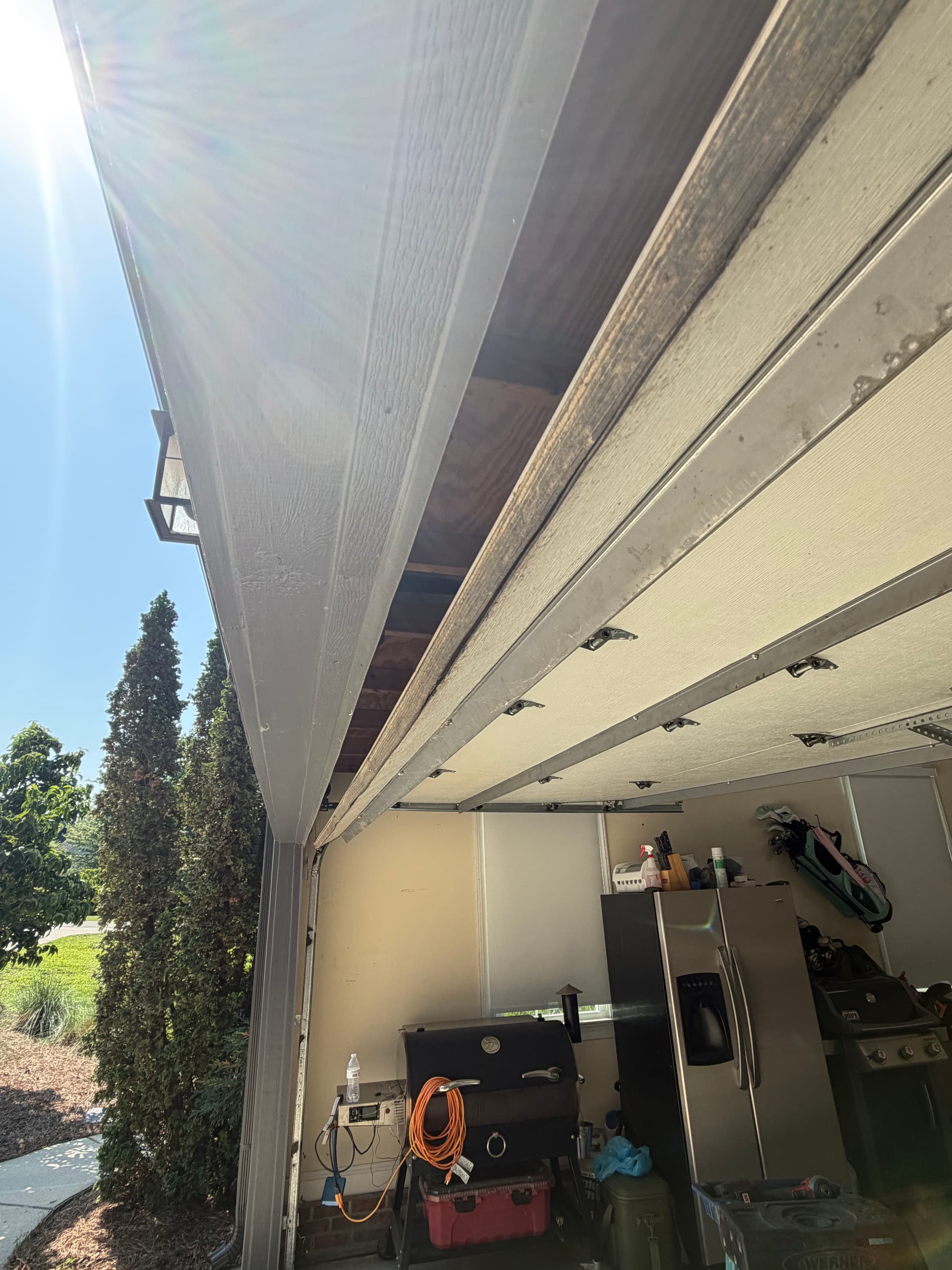 Gallery photos for Sagging Garage Door Pulled Back From the Edge in Raleigh: Image #2