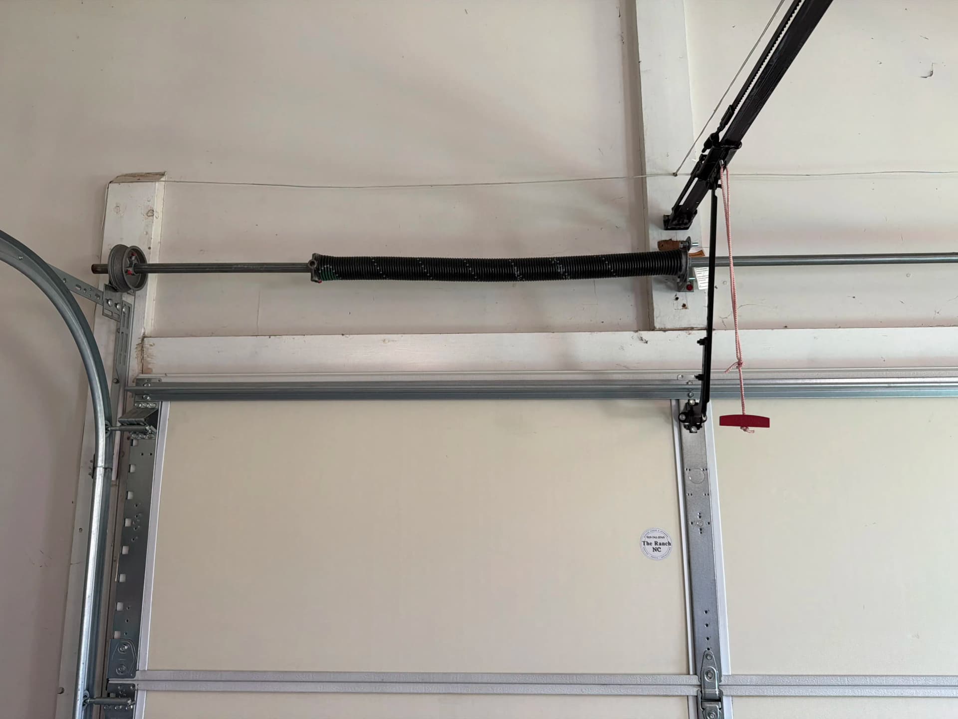Gallery photos for Crooked Hung Garage Door Fixed and Upgraded in Wake Forest: Image #7