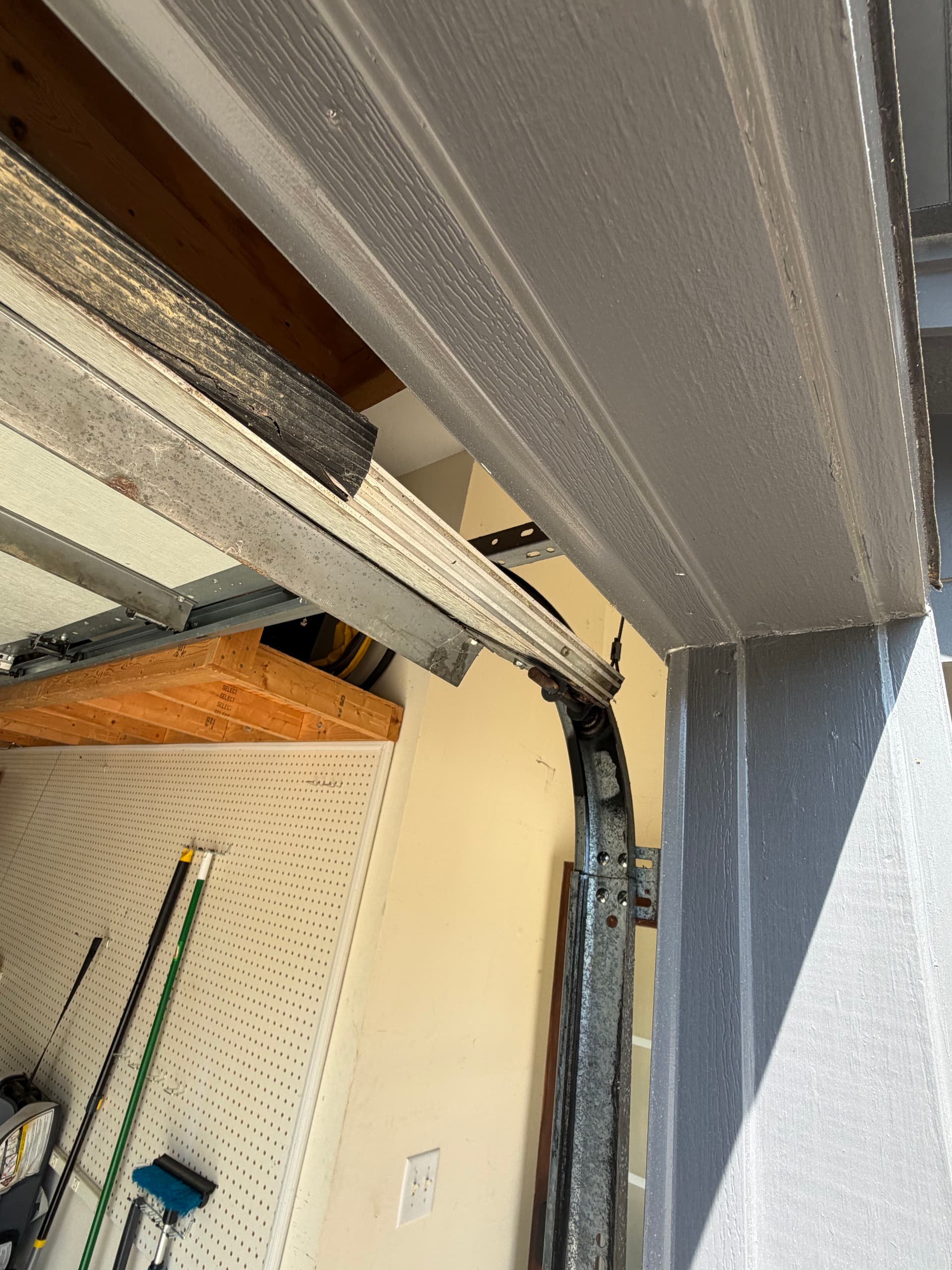 Gallery photos for Sagging Garage Door Pulled Back From the Edge in Raleigh: Image #3