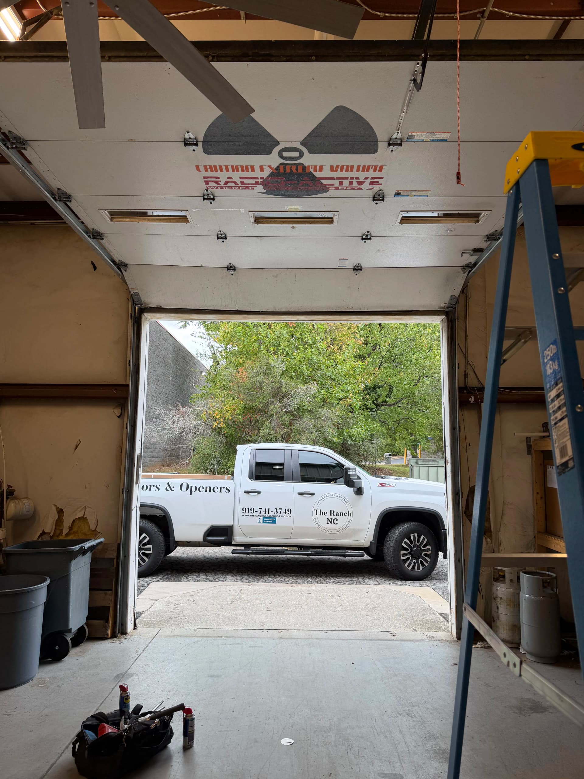 Gallery photos for Broken Torsion Spring and Frayed Cables Shut Down a Local Business: Image #5